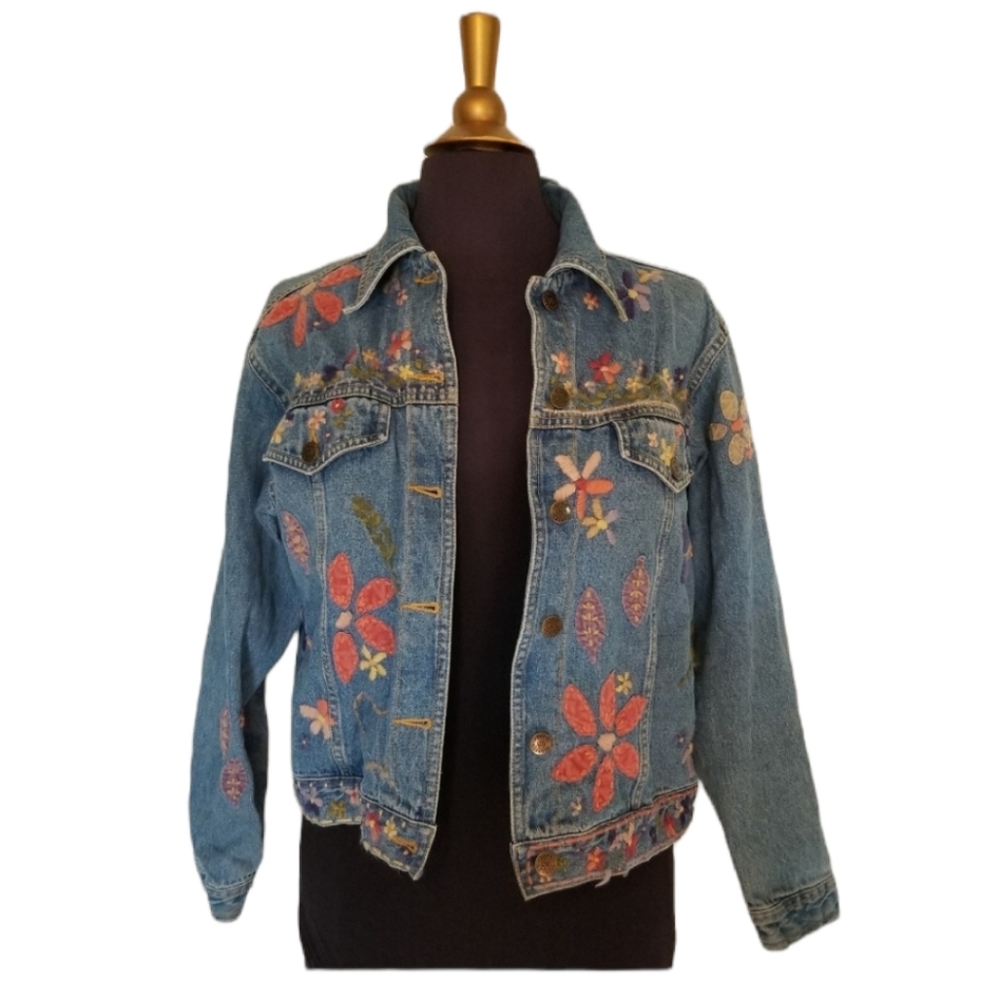 Vintage Susan Bristol Jean Jacket Size small